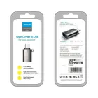 Joyroom USB 3.2 Gen 1 (Male) - USB Type C (Female) adapter black (S-H151 Black) Фото num