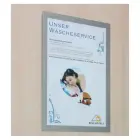 Pašlīpoša kabata DURABLE DURAFRAME® A4, ar rāmi, sudraba krāsā, 2 gab./iepak. Foto 2