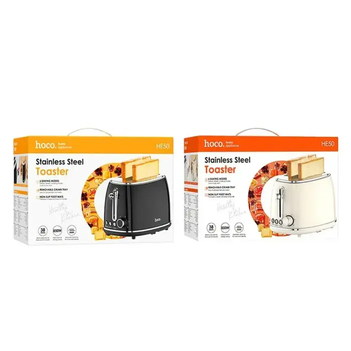 HOCO Retro toaster 850W HE50 black Photo
