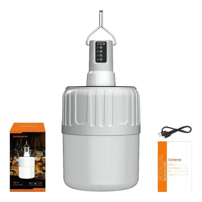 Superfire T26-S camping lamp, 500 lm, solar, 18W, 3 modes Фото num