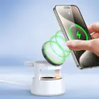 DUZZONA W23 5-in-1 Magnetic Wireless Charging Station with Bluetooth Speaker Фото num