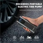 Rockbros 42720001001 Electric Bike Pump with LED Display + USB-C - USB-A Cable - Black Фото num