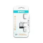 BWOO Adapter USB - USB-C Gray OTG BZ-35 Фото num
