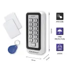 Qoltec Code lock TRITON  with RFID reader Code | Card | key fob | IP68 | EM Photo