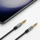 Tech-Protect UltraBoost cable 3.5mm mini jack | 3.5mm mini jack 1.5m - black Photo