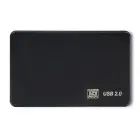 Qoltec External Hard Drive Case HDD/SSD 2.5'' SATA3 | USB 2.0 | Black Фото num