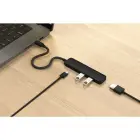 SATECHI adapter HUB 4in1 Type C ST-P4SK black Фото num