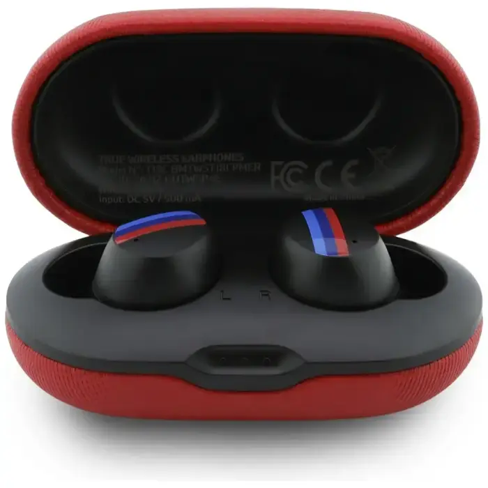 Headphones Bluetooth TWS BMW Metal Logo ENC red Foto 3