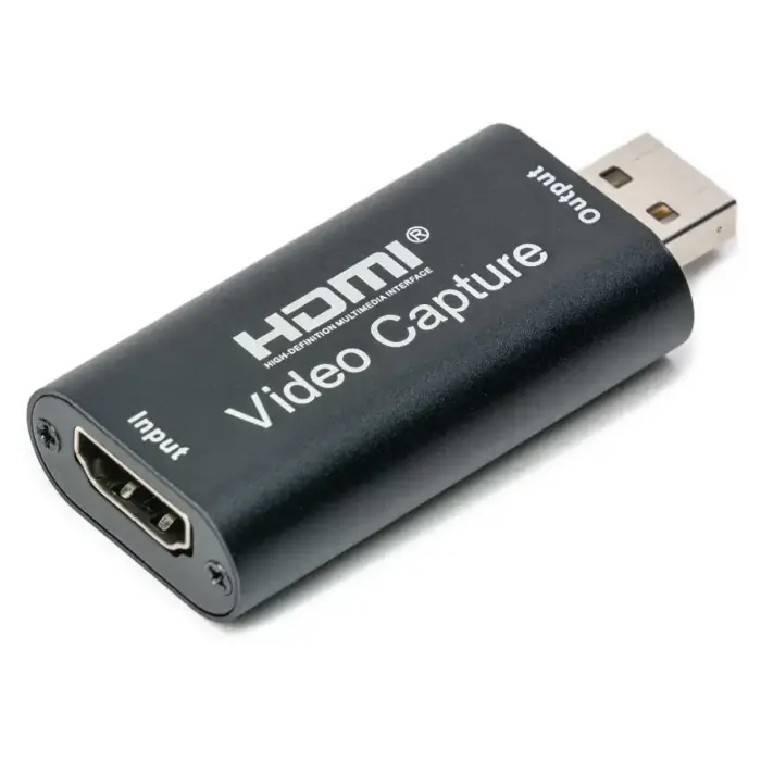 Fusion video signal converter from HDMI to USB (image capture) black Photo