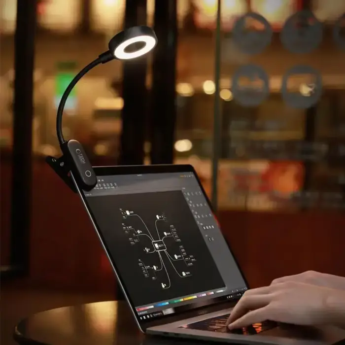 TECH-PROTECT LL100 CLIP READING LIGHT BLACK Photo