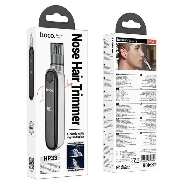 Nose hair trimmer Hoco with display HP33 silver Foto 7