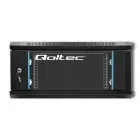 Qoltec RACK Cabinet 19" | 4U | 600 x 280 x 450 | Tempered doors | Hanging | Steel case | Lock | Black Фото num