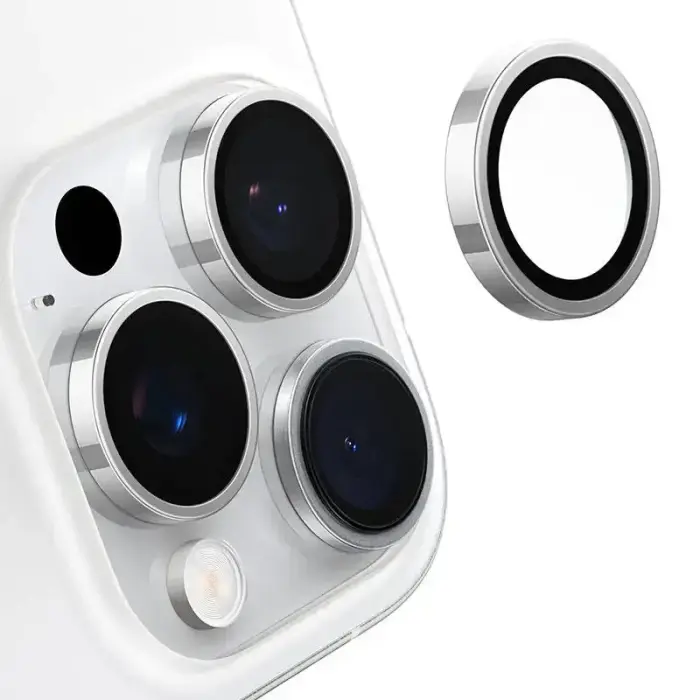 Torras Lensguard Camera Glass for iPhone 16 Pro (Gray) Foto 2