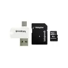 GOODRAM Memory MicroSD Card All in one - 16GB with adapter UHS I CLASS 10 100MB/s + reader Photo