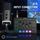 Fifine SC3 audio mikseris RGB | Straumēšana | XLR | 48V | Vokāls melns Foto 9