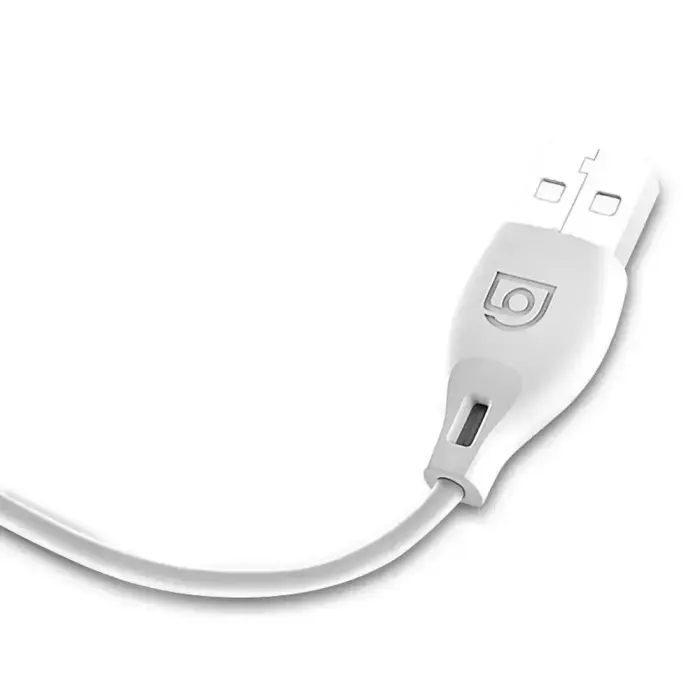 Dudao L4M USB-A - MicroUSB 2.4 A Cable 1m - White Photo