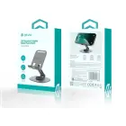 Devia folding holder stand EL243 for phone tablet rotating 360 gray metal Foto 3