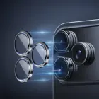 Rock Tempered glass Pure Series Camera Lens on camera for Iphone 17 Pro/17 Pro Max (lens 3 pieces) blue Foto 3
