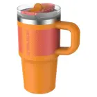 Termokrūze ar salmiņu The Quencher ProTour Flip Straw Tumbler 0,59L oranža  Foto 2