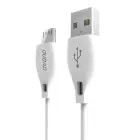 Dudao L4M USB-A - MicroUSB 2.4 A Cable 1m - White Photo