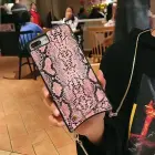 BAG - SNAKE Leather Case - IPHONE XS MAX Gold Photo