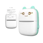 HURC9 Bluetooth Thermal Printer Kitty Mini with App - Blue Фото num