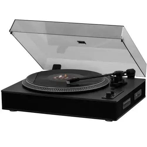 Sencor STT 510UBA Vinilplašu atskaņotājs ar Bluetooth/ MP3/ USB/ SD funkcijām Foto 1