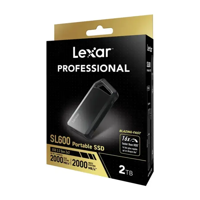 Lexar SL600 2TB Portable SSD Drive Фото num