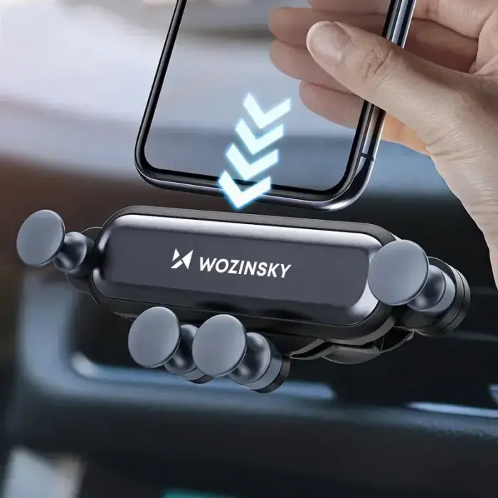 Wozinsky Gravity Car Mount Phone Holder for Air Outlet black (WCH-05) Фото num
