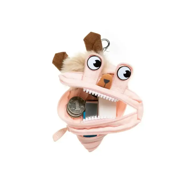 Penālis ZIPIT Lola Mini Pouch, persiku krāsa Photo