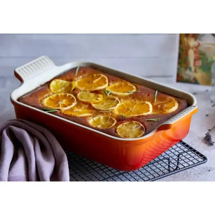 Cepamtrauks taisnstūra Heritage akmens masas 19x14cm / 1,1L oranžs Foto 5