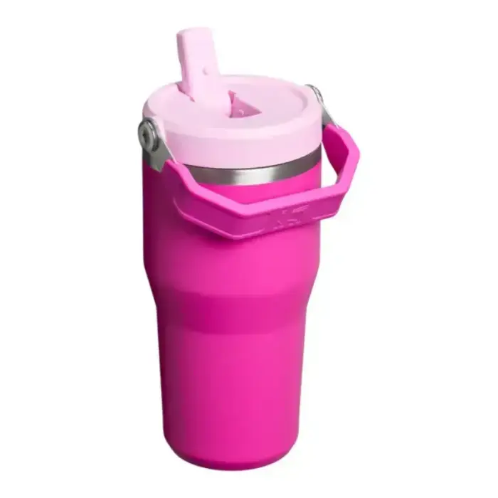 Termokrūze ar salmiņu The IceFlow Flip Straw 2.0 Tumbler 0,59L violeta  Foto 2