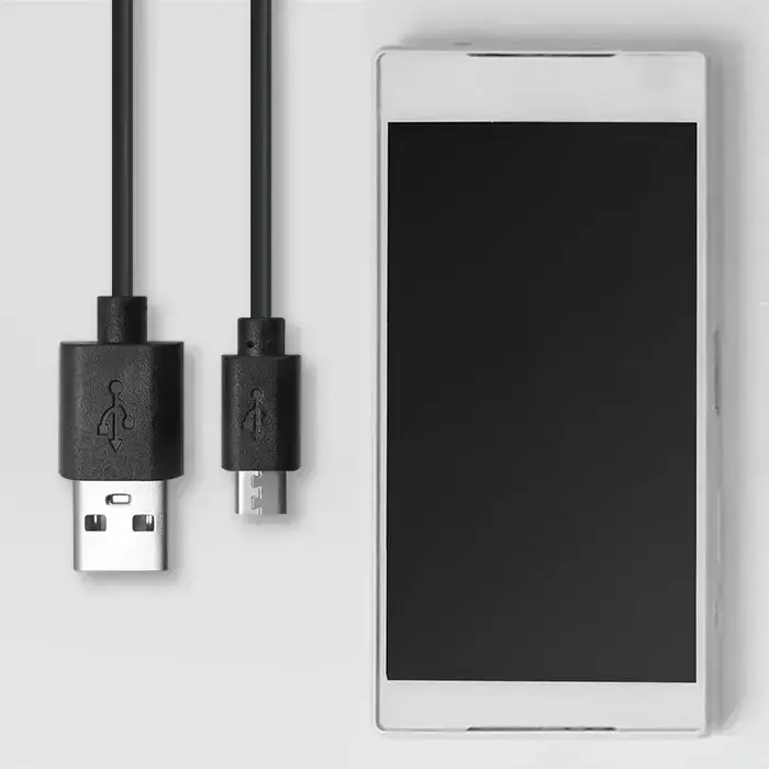 Qoltec USB A male | micro USB B male | 0.5m | BULK cable Foto 4