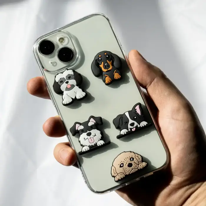 3D Sticker Dog 5pcs set Фото num