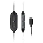 Creative Słuchawki przewodowe             z mikrofonem Chat USB czarny|black USB-C Foto 3