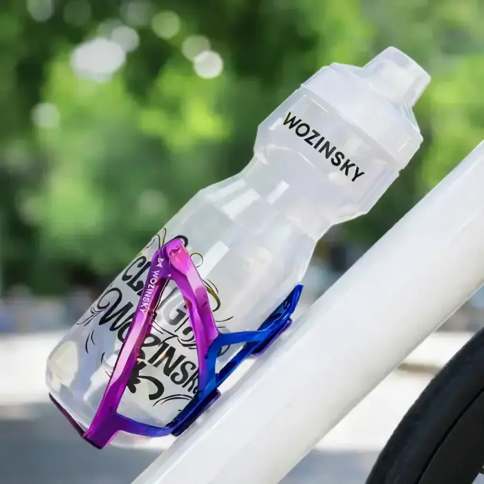 Wozinsky WUR-01BP Bike Bottle Holder Basket - Blue and Purple Фото num
