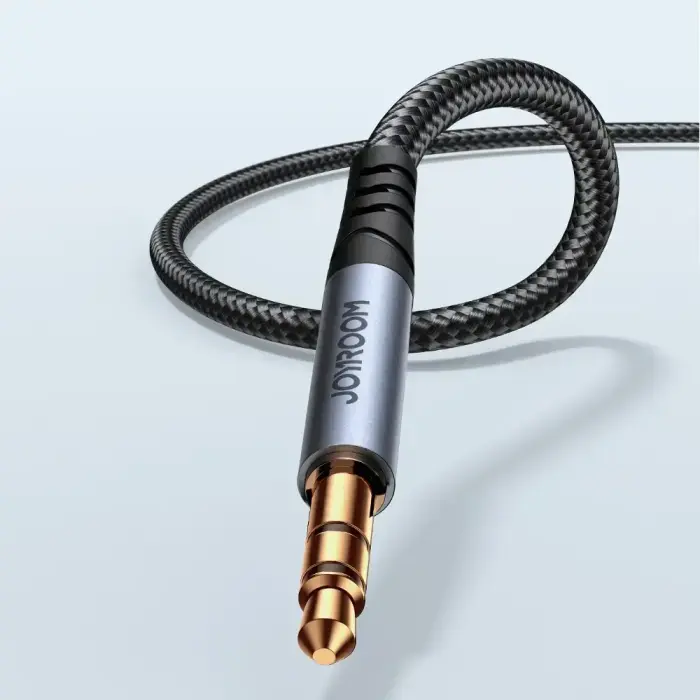 Joyroom stereo audio cable AUX 3.5 mm mini jack 1.2m black (SY-A08) Photo