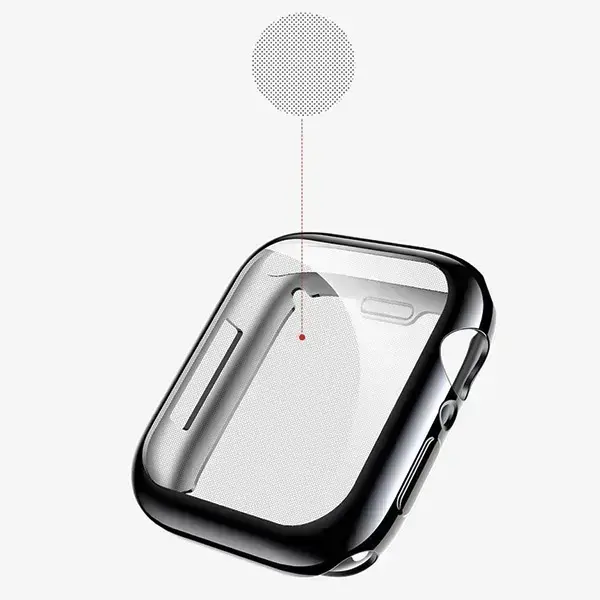USAMS Etui ochronne Apple Watch 4|5|6|SE 44mm. czarny|black IW486BH01 (US-BH486) Photo