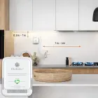 Qoltec Certified Propane-Butane Gas Leak Sensor | LPG detector | 85dB alarm | LED Фото num