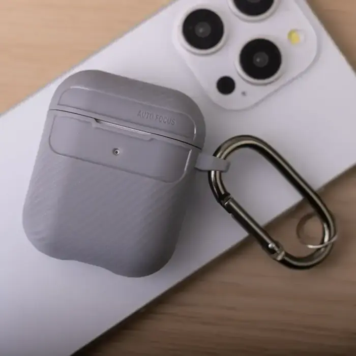 Carbon case for Airpods | Airpods 2 grey Foto 7