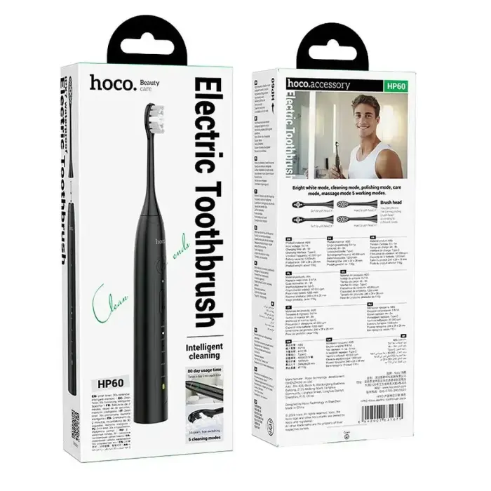 Electric toothbrush Hoco HP60 black Foto 6