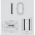 Etui|uchwyt rowerowy WILDMAN XL E6S sakwa na ramę czarna|black Foto 6