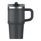 Termokrūze ar salmiņu The Quencher ProTour Flip Straw Tumbler 0,59L melna  Foto 1