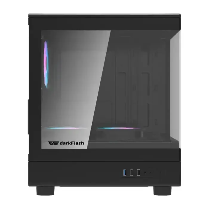 DarkFlash DB330M Black Computer Case (+3 Fans) v2 Photo