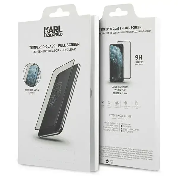 Karl Lagerfeld szkło hartowane KLSPP12LTR iPhone 12 Pro Max 6,7" Magic Logo Foto 3