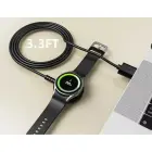 TECH-PROTECT MC03 ULTRABOOST MAGNETIC CHARGING USB CABLE 100CM SAMSUNG GALAXY WATCH BLACK Foto 3