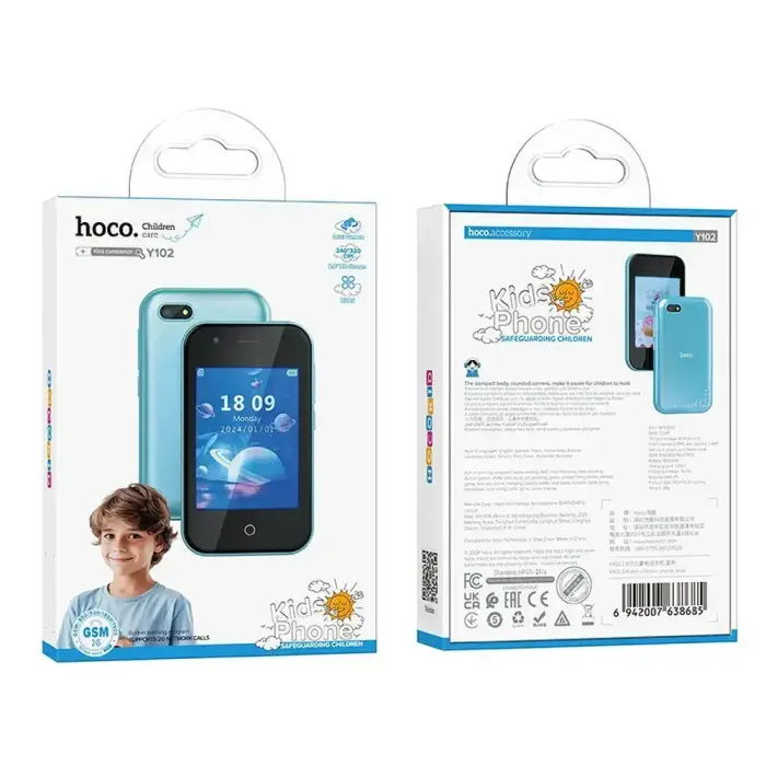 Smartphone for kids Hoco 2,8" 2G Y102 blue Photo