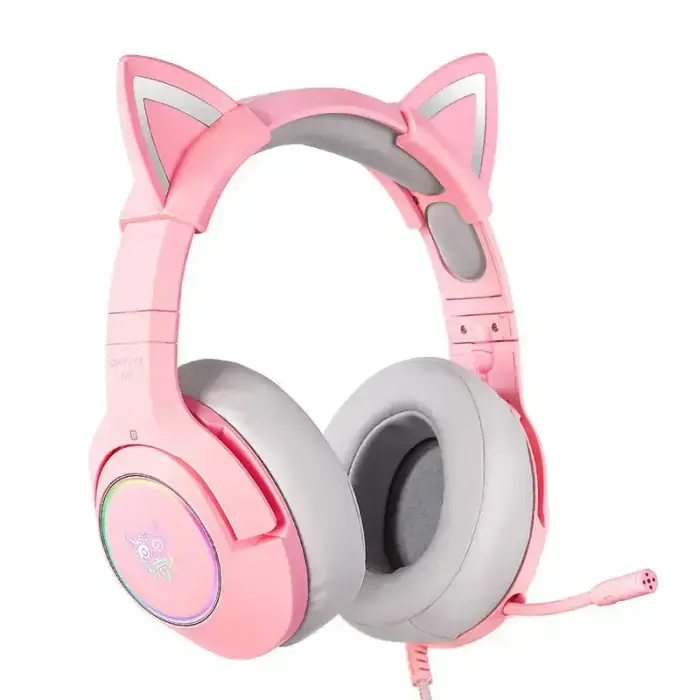 Gaming headphones ONIKUMA K9 Pink RGB Foto 2