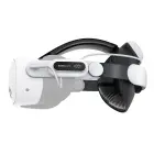 BoboVR E3 Pro Head Strap with Battery for Meta Quest 3 and 3S - White and Black Фото num