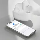 Blavec Bluetooth TWS Earphones BW-08 Speak AI (BW08SA-W) white Foto 10